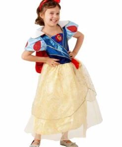 Rubie's Snow White Glitter & Glow Premium Costume For Kids (4-6 Yrs) - Disney Snow White