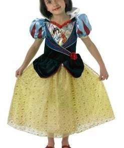 Rubie's Girls Snow White Shimmer Costume For Kids - Disney Snow White