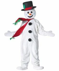Fun World Snowman Mascot Costume For Adults Mens