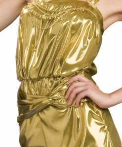 Rubie's Womens Solid Gold Disco Diva Costume For Adults