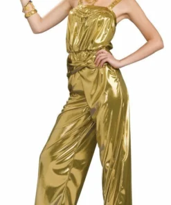 Rubie's Womens Solid Gold Disco Diva Costume For Adults