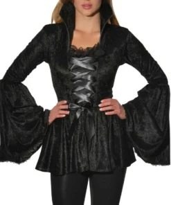 Rubie's Womens Soul Crushed Velvet Top For Adults