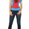 Rubie's Spider-Girl T-Shirt & Mask Set For Adults - Marvel Spider-Girl Womens