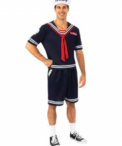 Rubie's Steve 'Scoops Ahoy Uniform Deluxe Costume For Adults - Netflix Stranger Things Mens