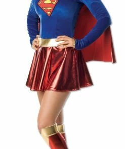 Rubie's Womens Supergirl Secret Wishes Deluxe Costume For Adults - Warner Bros DC Comics