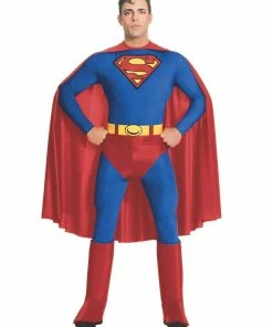 Rubie's Mens Superman Costume For Adults - Warner Bros DC Comics