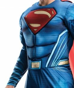 Rubie's Superman Deluxe Costume For Adults - Warner Bros Justice League Mens