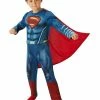 Rubie's Superman Deluxe Costume For Kids - Warner Bros Dawn Of Justice