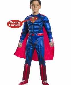 Rubie's Superman Deluxe Lenticular Costume For Kids - Warner Bros DC Comics