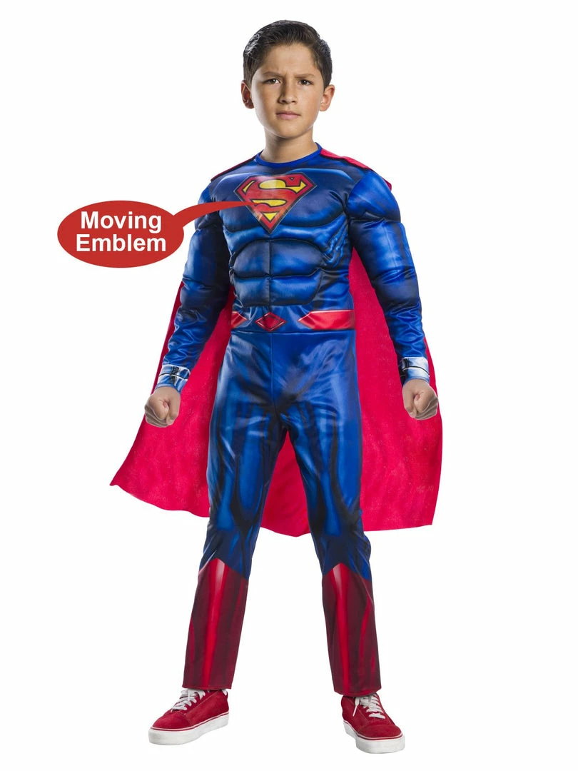 Rubie's Superman Deluxe Lenticular Costume For Kids - Warner Bros DC Comics 3 Rubie's Superman Deluxe Lenticular Costume For Kids - Warner Bros DC Comics