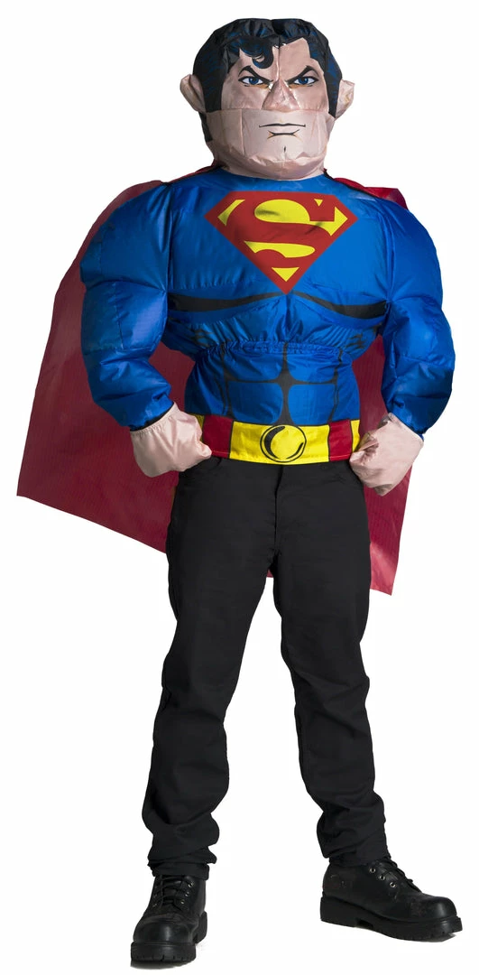 Rubie's Superman Inflatable Costume Top For Adults - Warner Bros DC Comics 3 Rubie's Superman Inflatable Costume Top For Adults - Warner Bros DC Comics