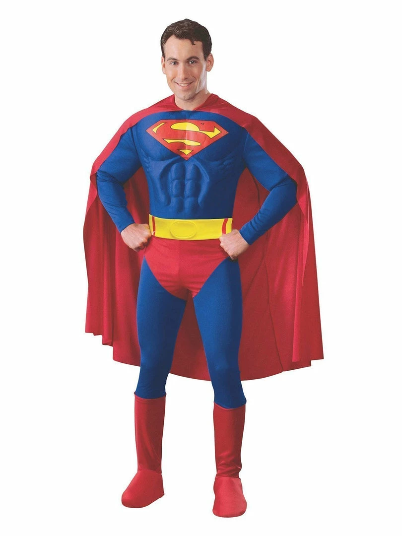 Rubie's Superman Moulded Muscle Chest Costume For Adults - Warner Bros DC Comics Mens 3 Rubie's Superman Moulded Muscle Chest Costume For Adults - Warner Bros DC Comics Mens