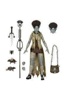Teenage Mutant Ninja Turtles X Universal Monsters – 7" Action Figurine – April As The Bride - NECA Collectibles