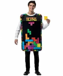 Rasta Imposta Tetris Interactive Tunic Costume For Adults Mens