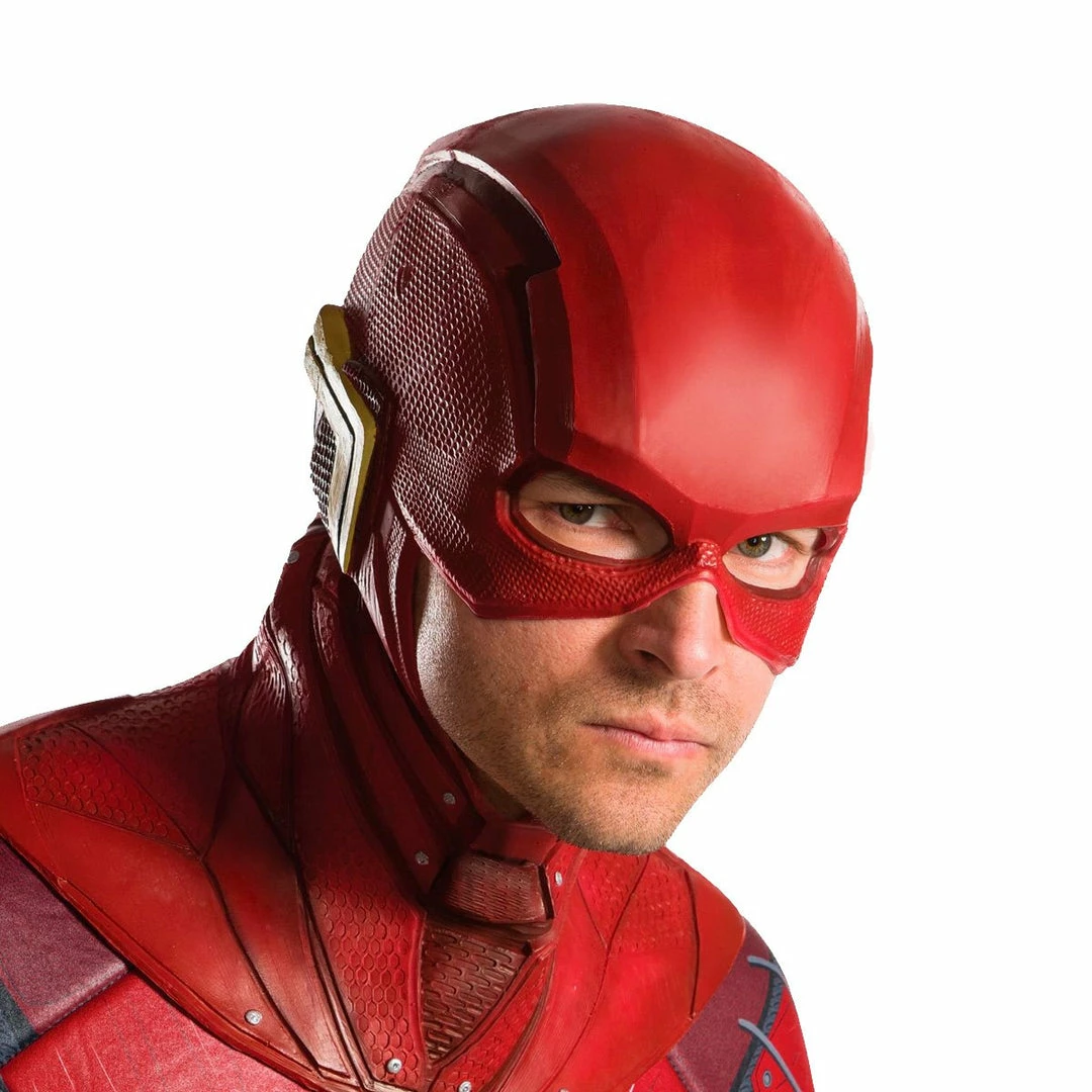 Rubie's Mens The Flash Overhead Latex Mask For Adults- Warner Bros Justice League 3 Rubie's Mens The Flash Overhead Latex Mask For Adults- Warner Bros Justice League