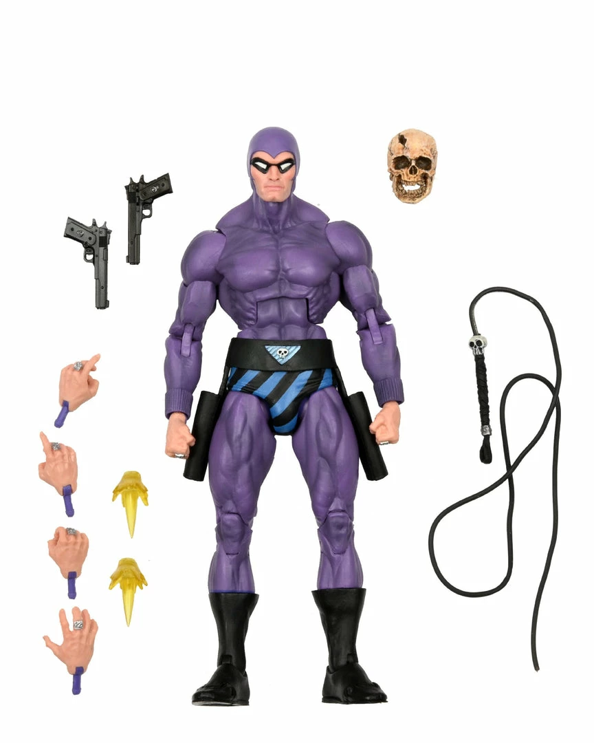 The Phantom - King Features 7” Action Figure - NECA Collectibles Letter T Costumes 3 The Phantom - King Features 7” Action Figure - NECA Collectibles Letter T Costumes