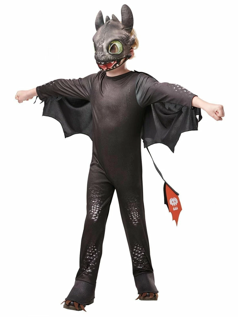 Rubie's Toothless Night Fury Deluxe Costume For Kids - Universal How To Train Your Dragon Shop All Kids Costumes 3 Rubie's Toothless Night Fury Deluxe Costume For Kids - Universal How To Train Your Dragon Shop All Kids Costumes