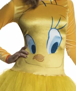 Rubie's Tweety Pie Hooded Tutu Costume For Adults - Warner Bros Looney Tunes 9 Rubie's Tweety Pie Hooded Tutu Costume For Adults - Warner Bros Looney Tunes