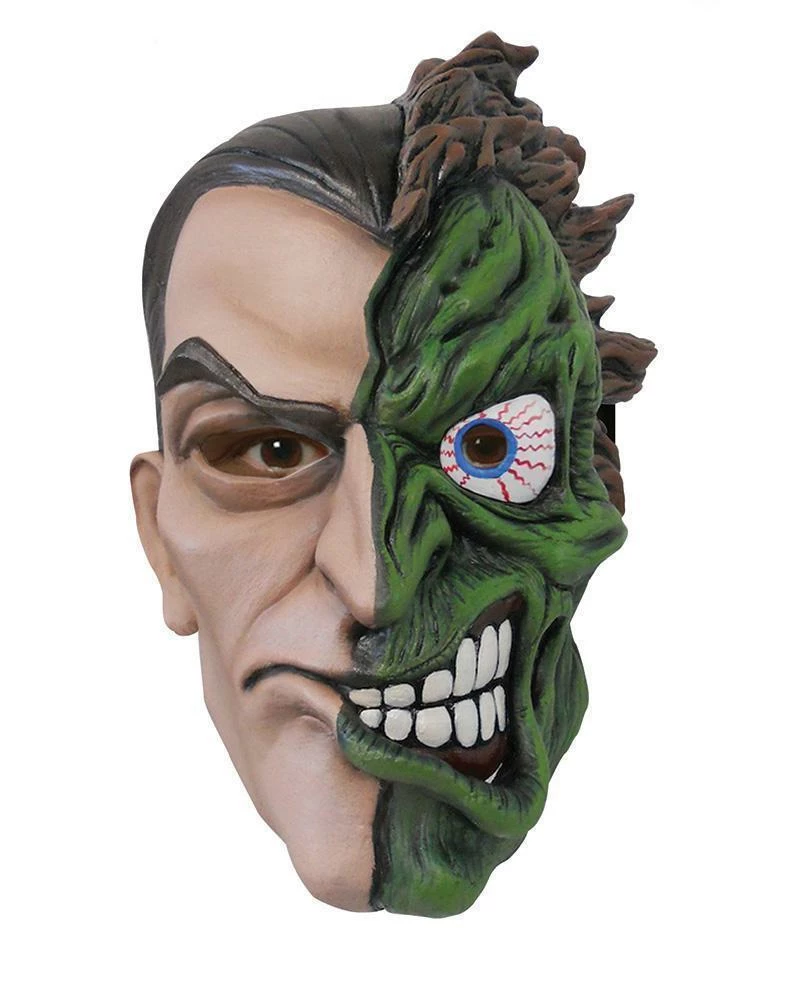 Rubie's Two Face Mask For Adults - Warner Bros DC Comics Shop All Adult Costumes 3 Rubie's Two Face Mask For Adults - Warner Bros DC Comics Shop All Adult Costumes