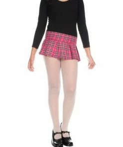 Music Legs Sky Hosiery Inc White Opaque Tights For Kids Girls