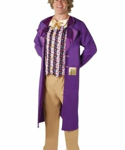 Rubie's Mens Willy Wonka Deluxe Costume For Adults - Warner Bros Charlie And The Chocolate Factory