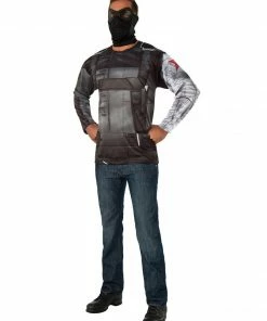 Rubie's Mens Winter Soldier Costume Top And Mask Set For Adults - Marvel Avengers