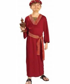 Forum Novelties Wise Man Burgundy Costume For Kids Boys