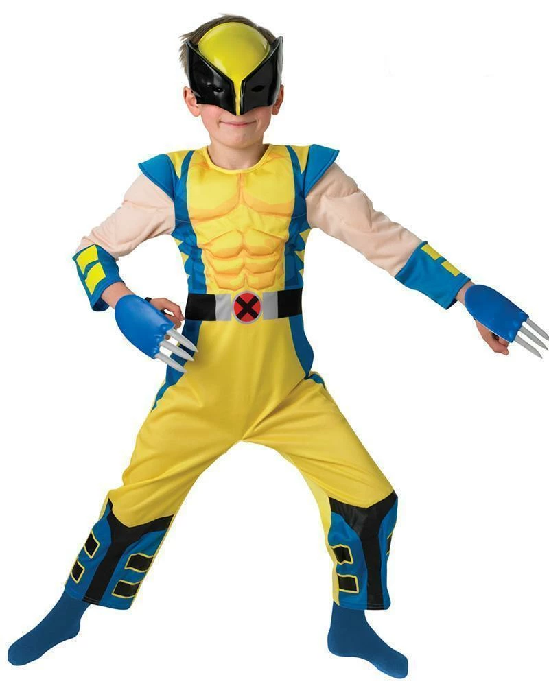 Rubie's Wolverine Deluxe Costume For Kids - Marvel X-Men Boys 3 Rubie's Wolverine Deluxe Costume For Kids - Marvel X-Men Boys