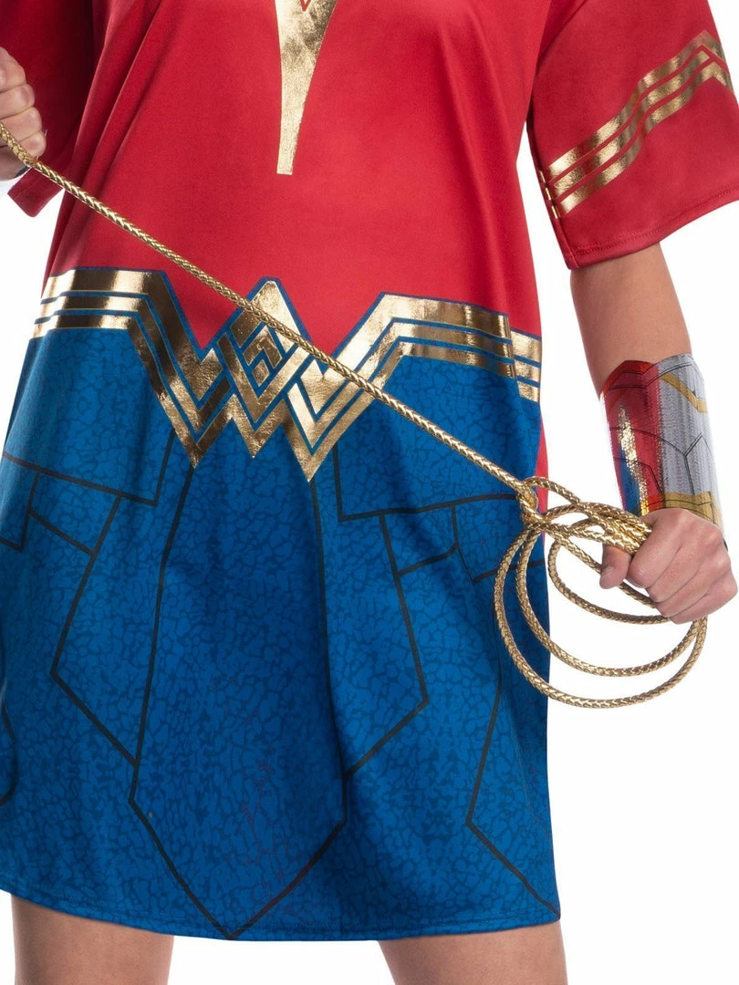 Rubie's Wonder Woman 1984 Oversized Tee Costume For Teens - Warner Bros WW1984 Movie Womens 5 Rubie's Wonder Woman 1984 Oversized Tee Costume For Teens - Warner Bros WW1984 Movie Womens