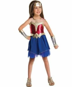 Rubie's Girls Wonder Woman Costume For Tweens - Warner Bros Dawn Of Justice