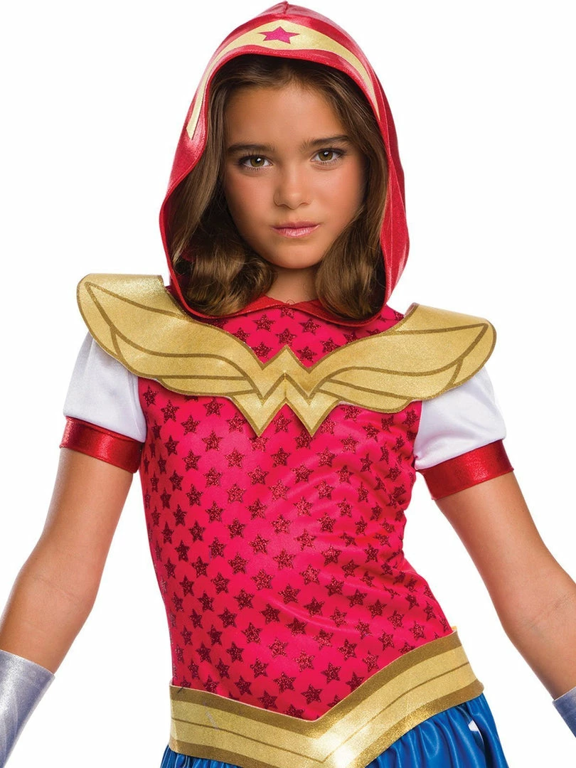 Rubie's Wonder Woman Hoodie Costume For Kids – Warner Bros DC Super Hero Girls 4 Rubie's Wonder Woman Hoodie Costume For Kids – Warner Bros DC Super Hero Girls