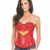 Rubie's Wonder Woman Sequin Corset For Adults - Warner Bros DC Comics Womens