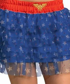 Rubie's Womens Wonder Woman Sequin Skirt For Adults - Warner Bros DC Comics