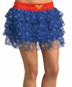 Rubie's Womens Wonder Woman Sequin Skirt For Adults - Warner Bros DC Comics