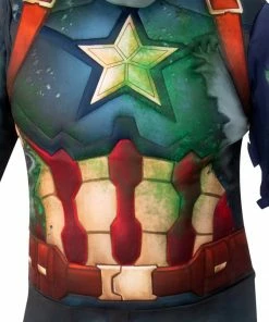 Rubie's Zombie Captain America Deluxe Costume For Teens - Marvel What If? Shop All Adult Costumes 9 Rubie's Zombie Captain America Deluxe Costume For Teens - Marvel What If? Shop All Adult Costumes